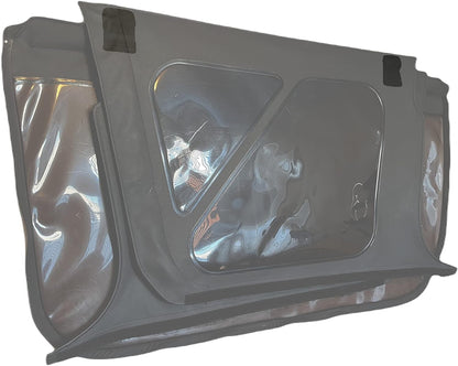 Jeep Wrangler YJ TJ JK Soft Top Side Rear Window Wall Mounts Hollow